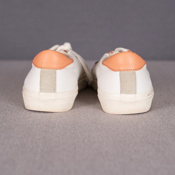 Madewell Women's Sidewalk Low Top Sneakers Snake Embossed Leather Wave Size 8.5M - Picture 4 of 6